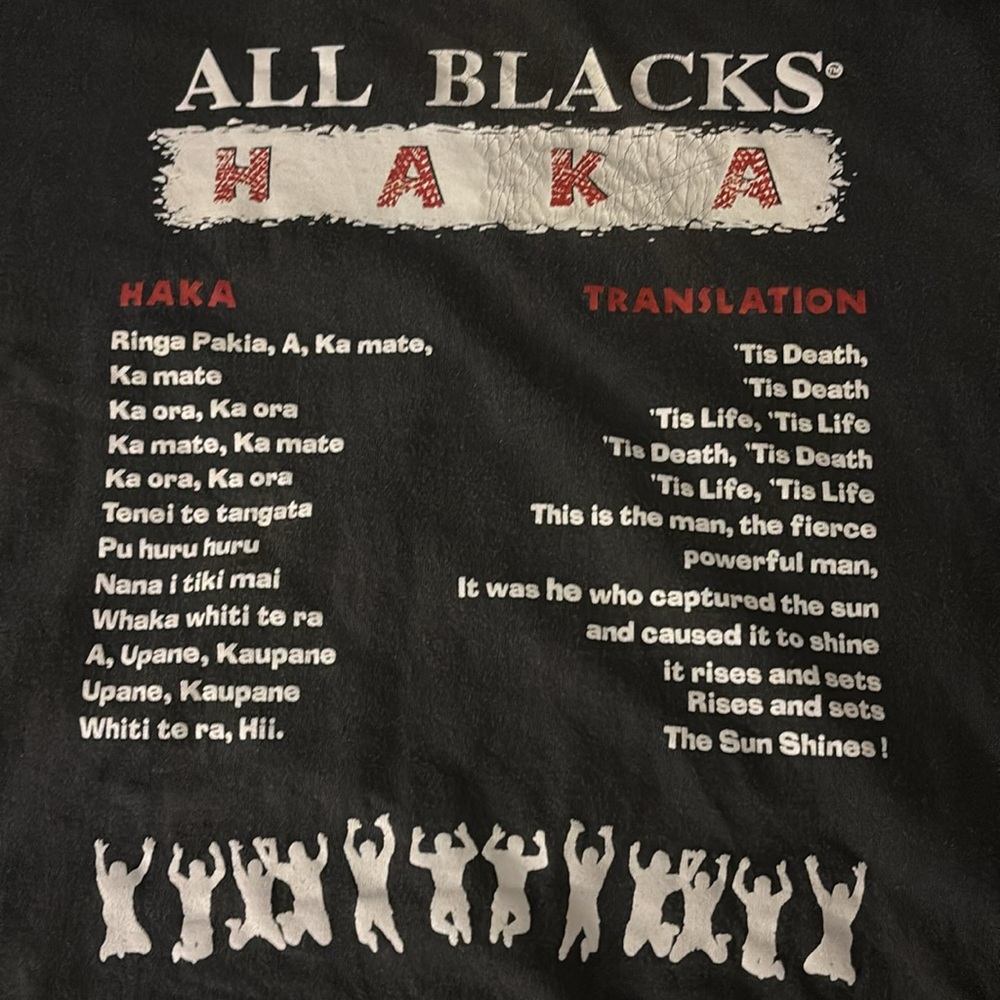 ALL BLACKS HAKA~New Zealand Rugby UNISEX Shirt🏉 Spectacular